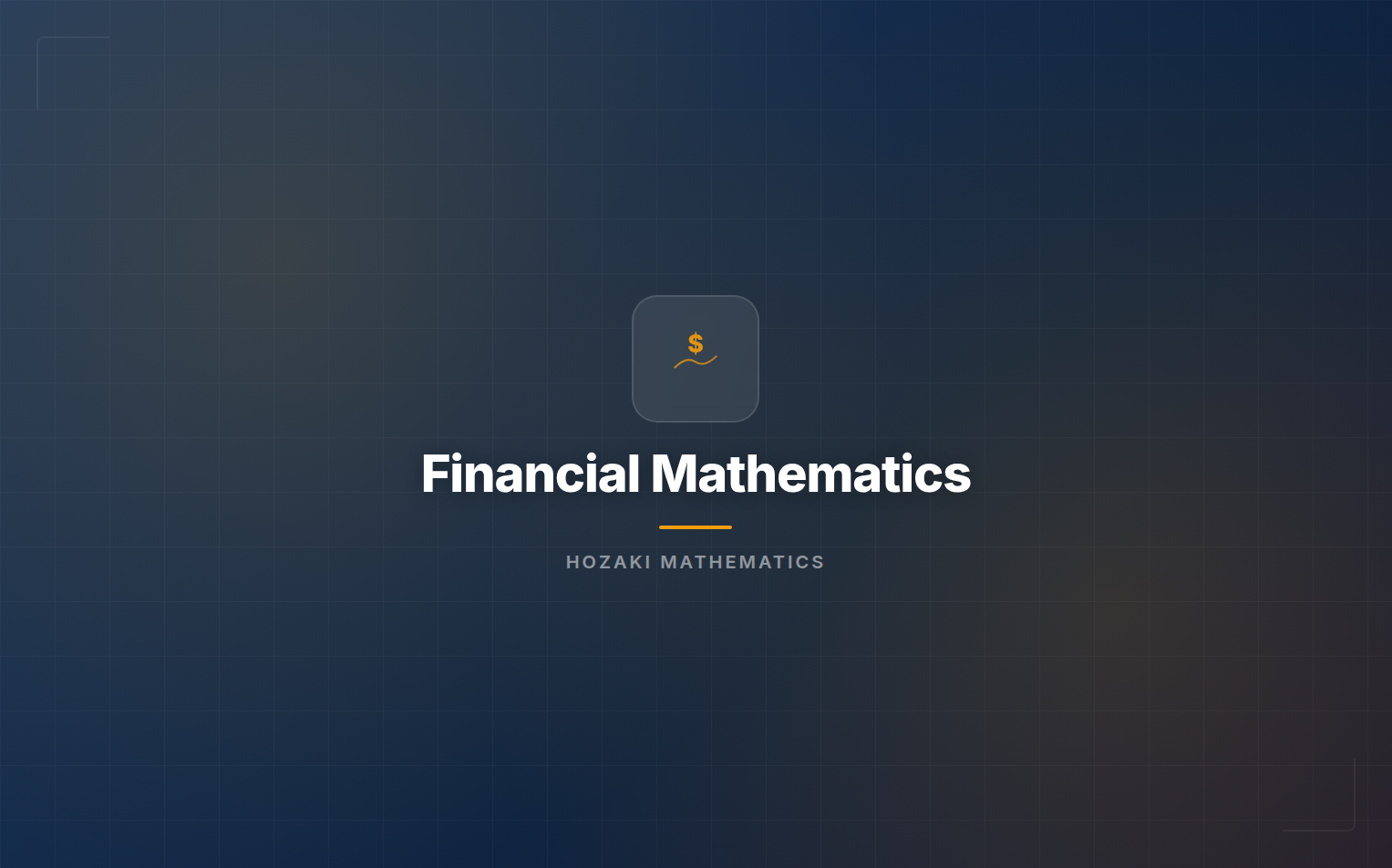 Financial Mathematics