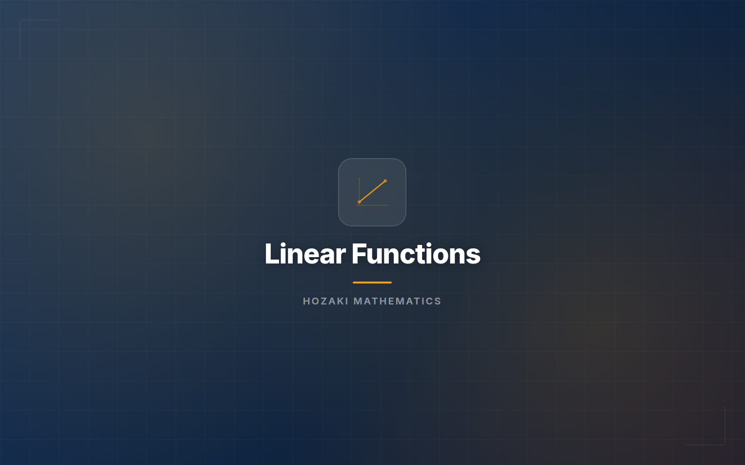 Linear Functions