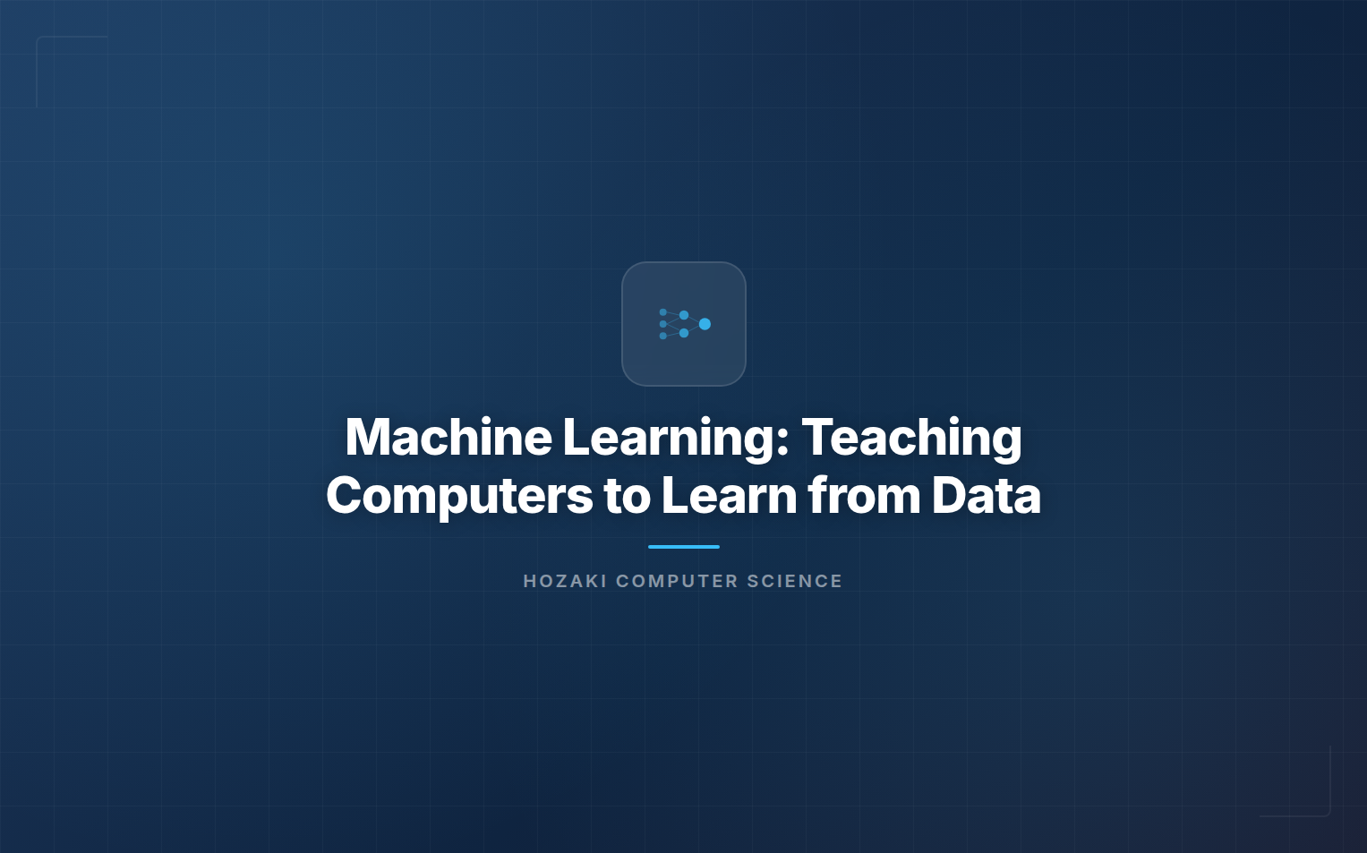 Machine Learning — Supervised Learning, Decision Trees, and Model Training