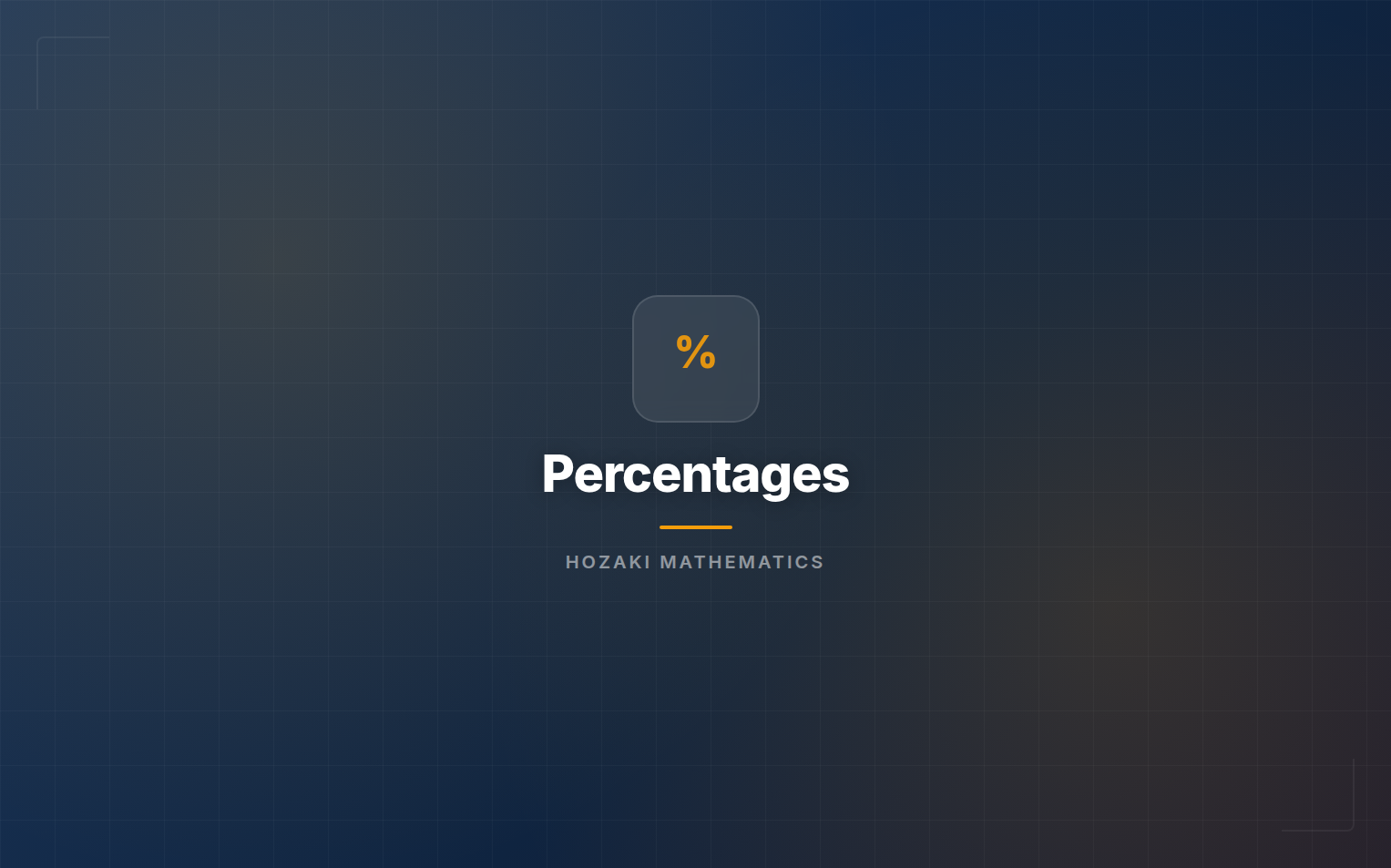 Percentages